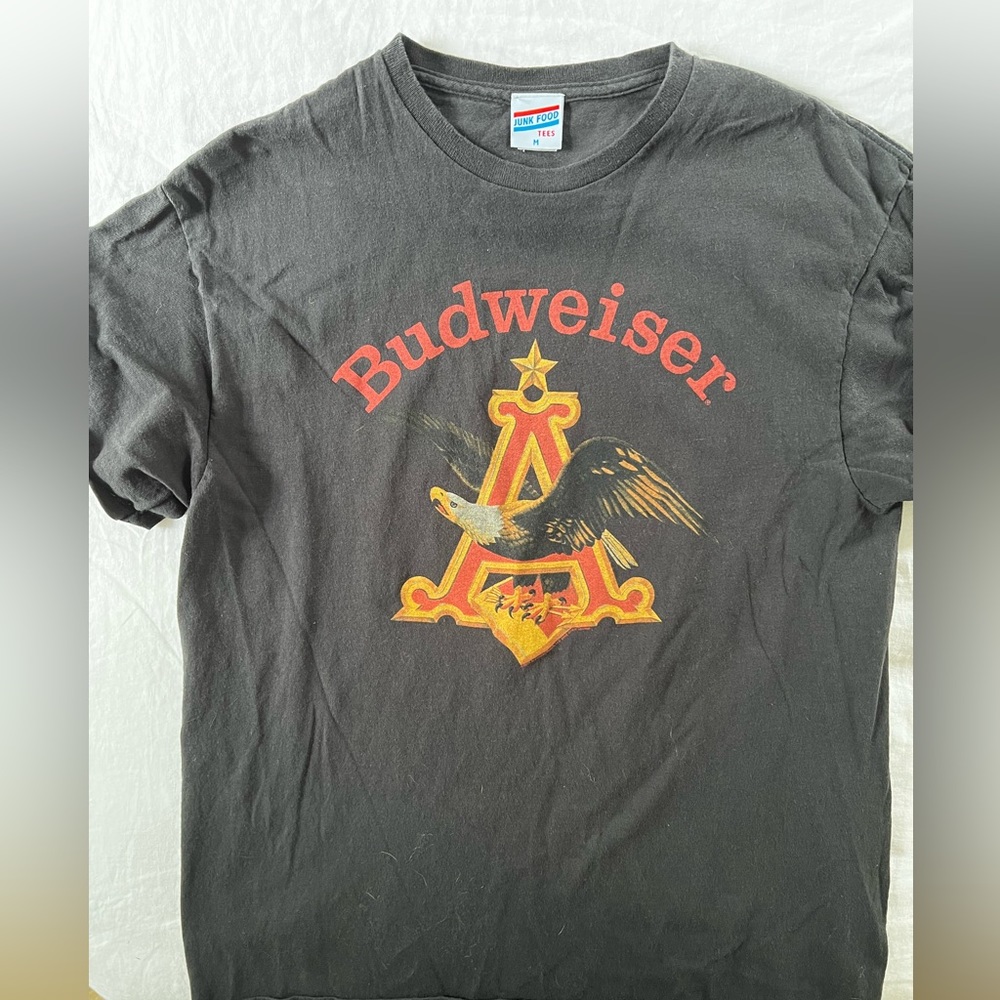 Junk food Budweiser T-shirt size M